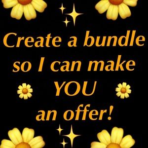 Create a bundle with other items in my closet!